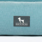 HUFT Personalised Nap Haven Orthopaedic Lounger Bed For Dog - Light Blue