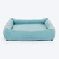 HUFT Personalised Nap Haven Orthopaedic Lounger Bed For Dog - Light Blue