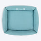 HUFT Personalised Nap Haven Orthopaedic Lounger Bed For Dog - Light Blue