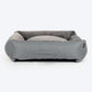 HUFT Furry Paradise Lounger Bed For Dog - Dark Grey - Heads Up For Tails