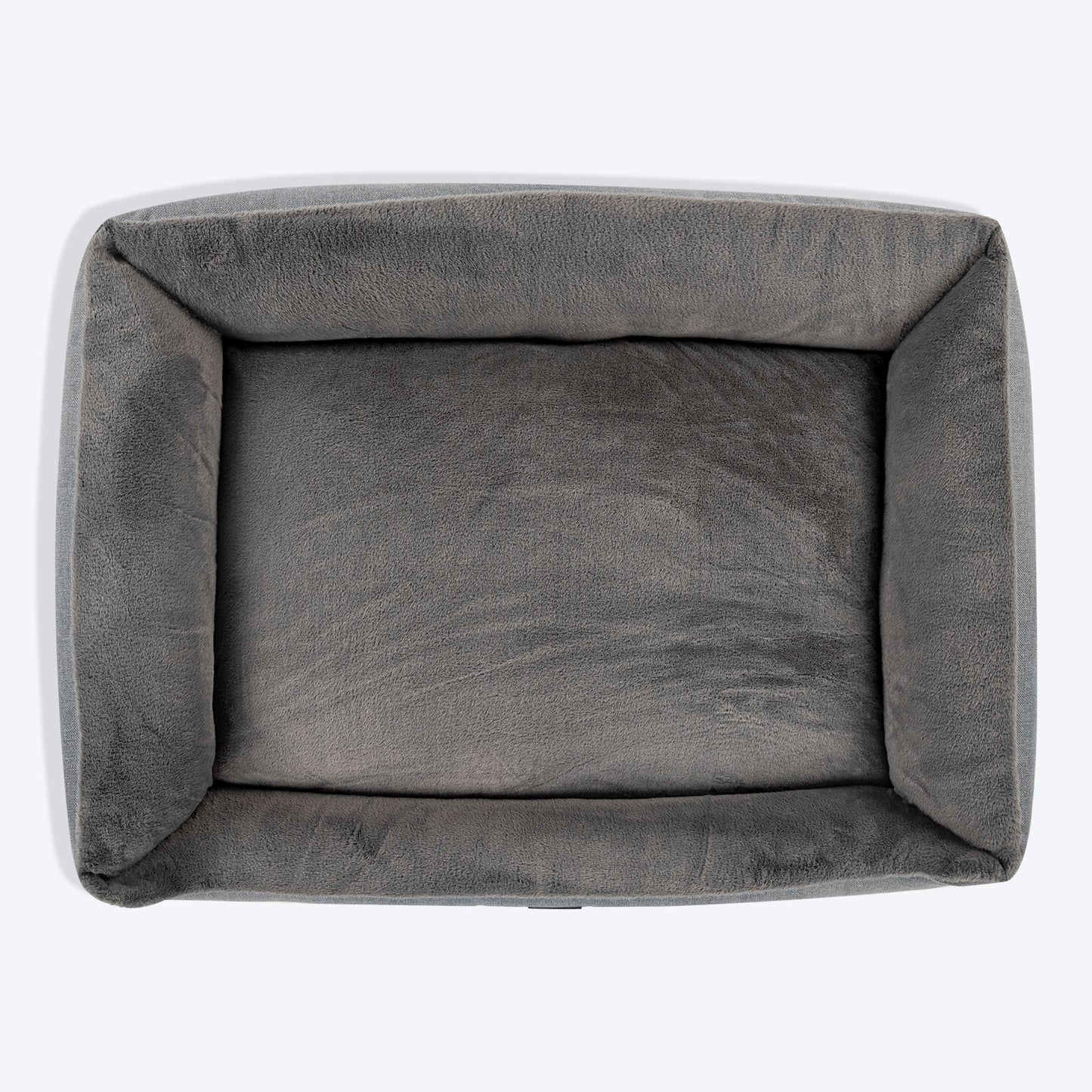 HUFT Furry Paradise Lounger Bed For Dog - Dark Grey - Heads Up For Tails