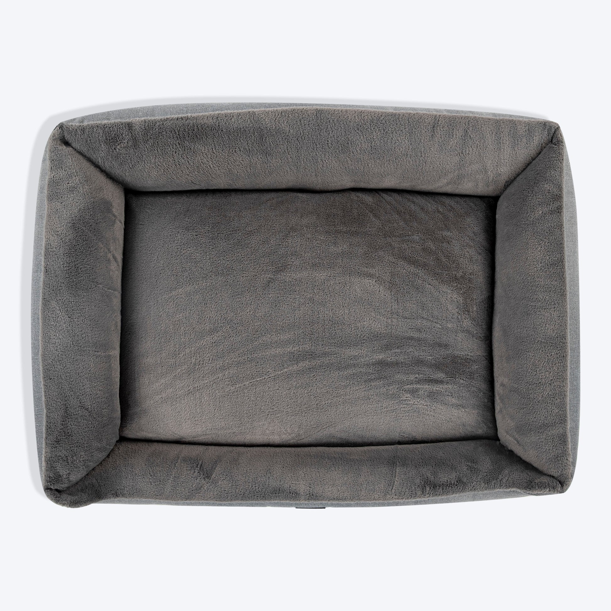 HUFT Furry Paradise Lounger Bed For Dog - Dark Grey - Heads Up For Tails