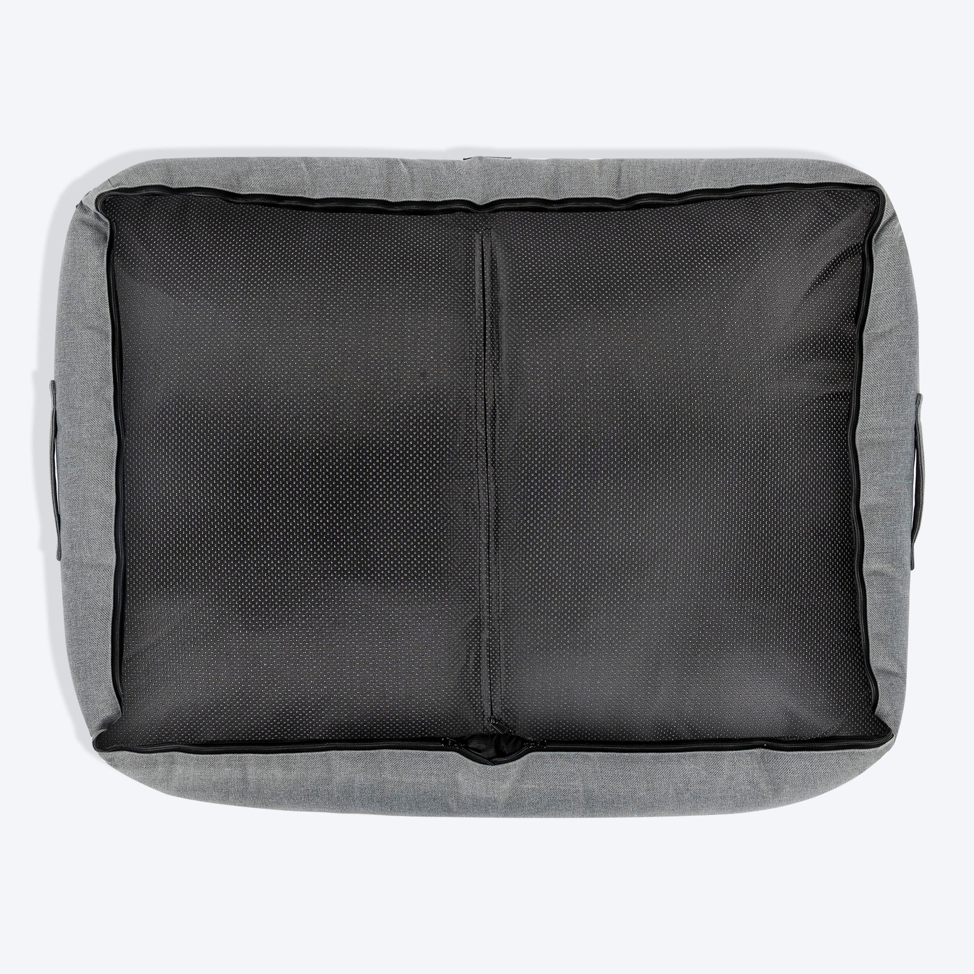 HUFT Furry Paradise Lounger Bed For Dog - Dark Grey - Heads Up For Tails