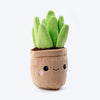 HUFT Evergreen Plant Squeaky Plush Toy For Dog - Brown & Green - Heads Up For Tails