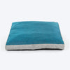 TLC Flat Haven Bed For Dog - Teal Blue - Heads Up For Tails