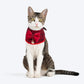 HUFT Tinsel Tails Scarf For Cat & Puppy - Red