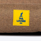 TLC Nesting Nook Bed For Dog - Golden Brown - Heads Up For Tails