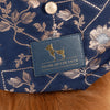 HUFT Customised Neelbagh Brocade Sherwani For Dog & Cat - Navy Blue