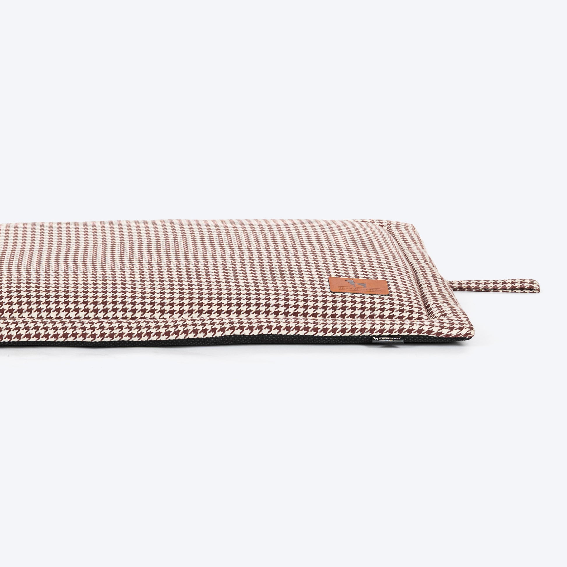 HUFT Cookie Houndstooth Mat For Dog - Brown - Heads Up For Tails