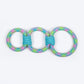 Dash Dog Triple Tugger Rope Toy For Dog - Multicolor - Heads Up For Tails