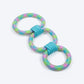 Dash Dog Triple Tugger Rope Toy For Dog - Multicolor - Heads Up For Tails