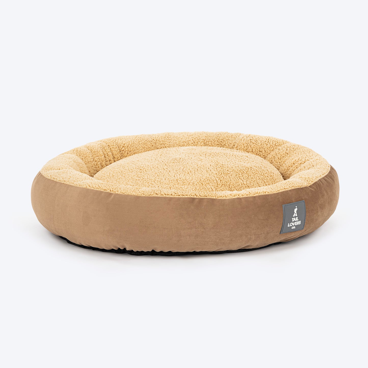 TLC Round Retreat Bed For Dog & Cat - Brown