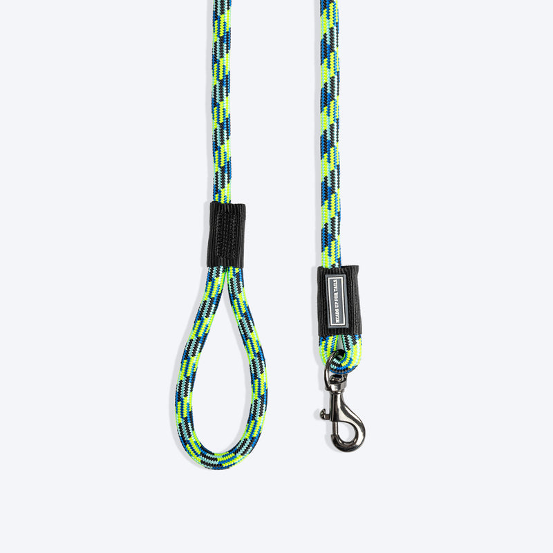 HUFT Basic Rope Leash For Dog - Neon - 4 ft - Heads Up For Tails
