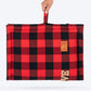 HUFT Love Plaid Mat For Dog - Red & Black - Heads Up For Tails