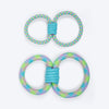 Dash Dog Double Tugger Rope Toy For Dog - Multicolor - Heads Up For Tails