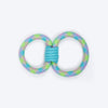 Dash Dog Double Tugger Rope Toy For Dog - Multicolor - Heads Up For Tails