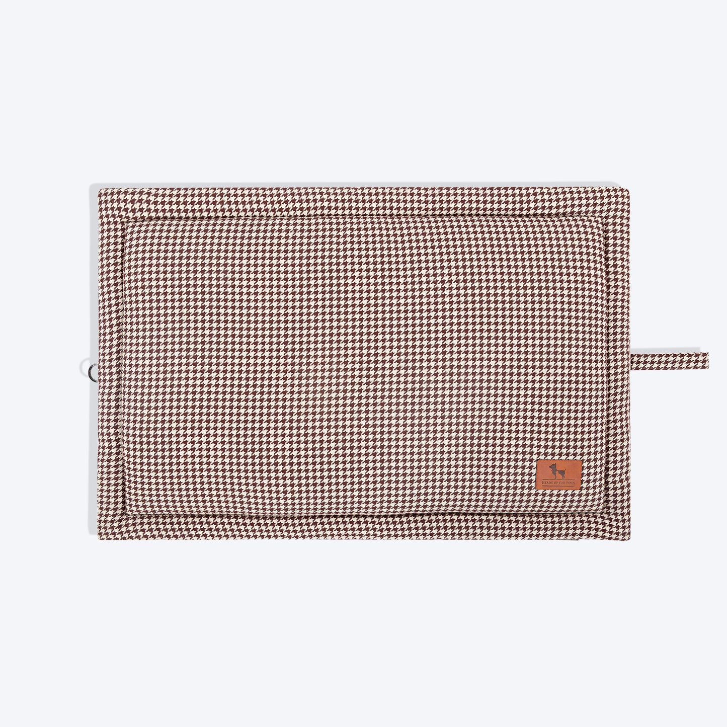 HUFT Cookie Houndstooth Mat For Dog - Brown - Heads Up For Tails