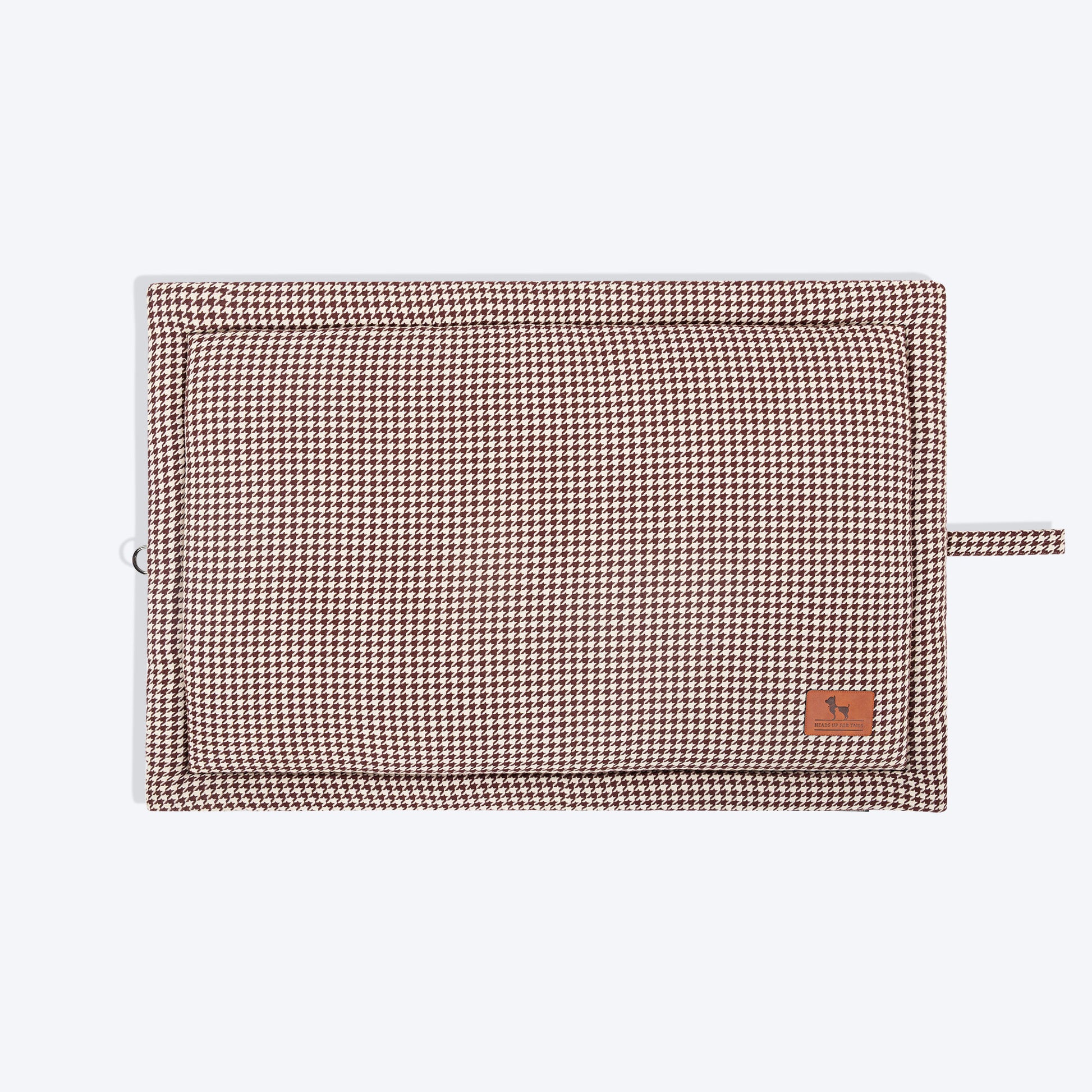 HUFT Cookie Houndstooth Mat For Dog - Brown - Heads Up For Tails