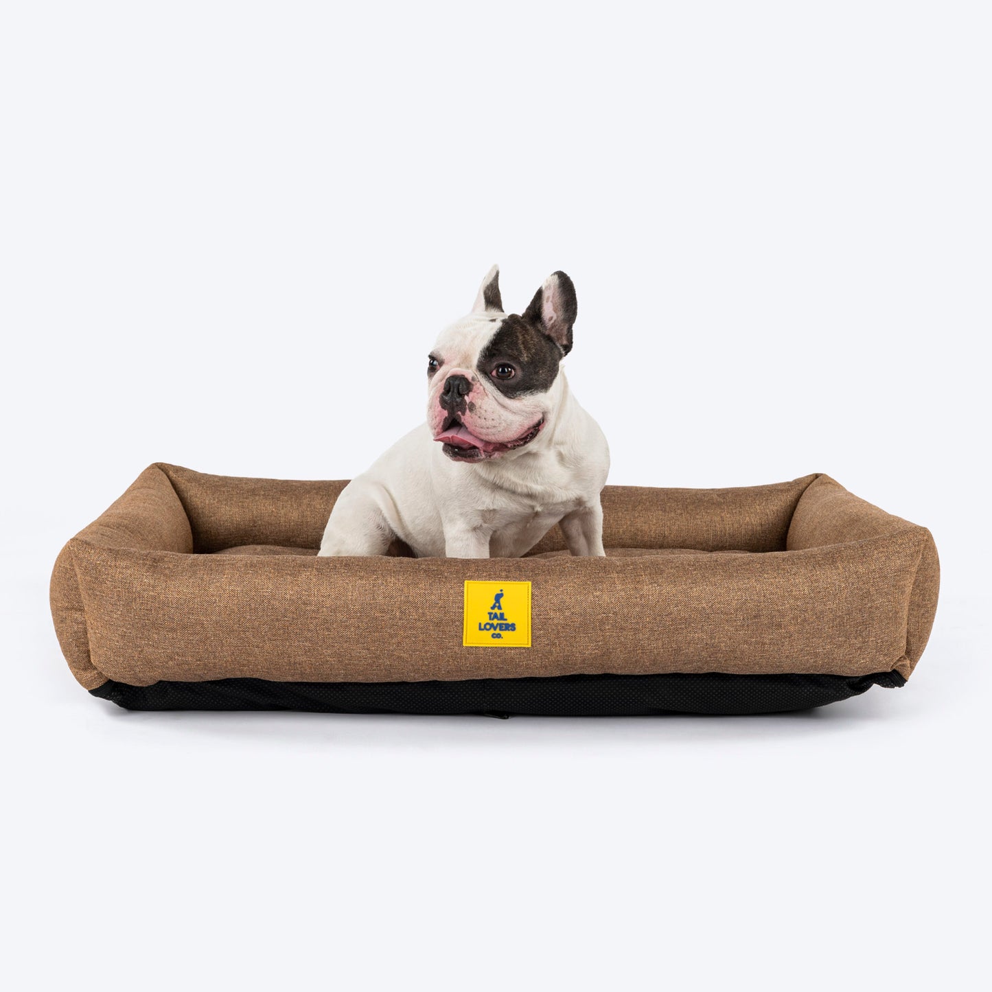 TLC Nesting Nook Bed For Dog - Golden Brown - Heads Up For Tails