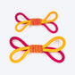 Dash Dog Loopster Rope Toy For Dog - Pink & Orange - Heads Up For Tails