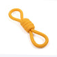 Dash Dog Tugster Rope Toy For Dog - Yellow & Orange - Heads Up For Tails