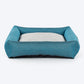 TLC Nesting Nook Bed For Dog - Teal Blue