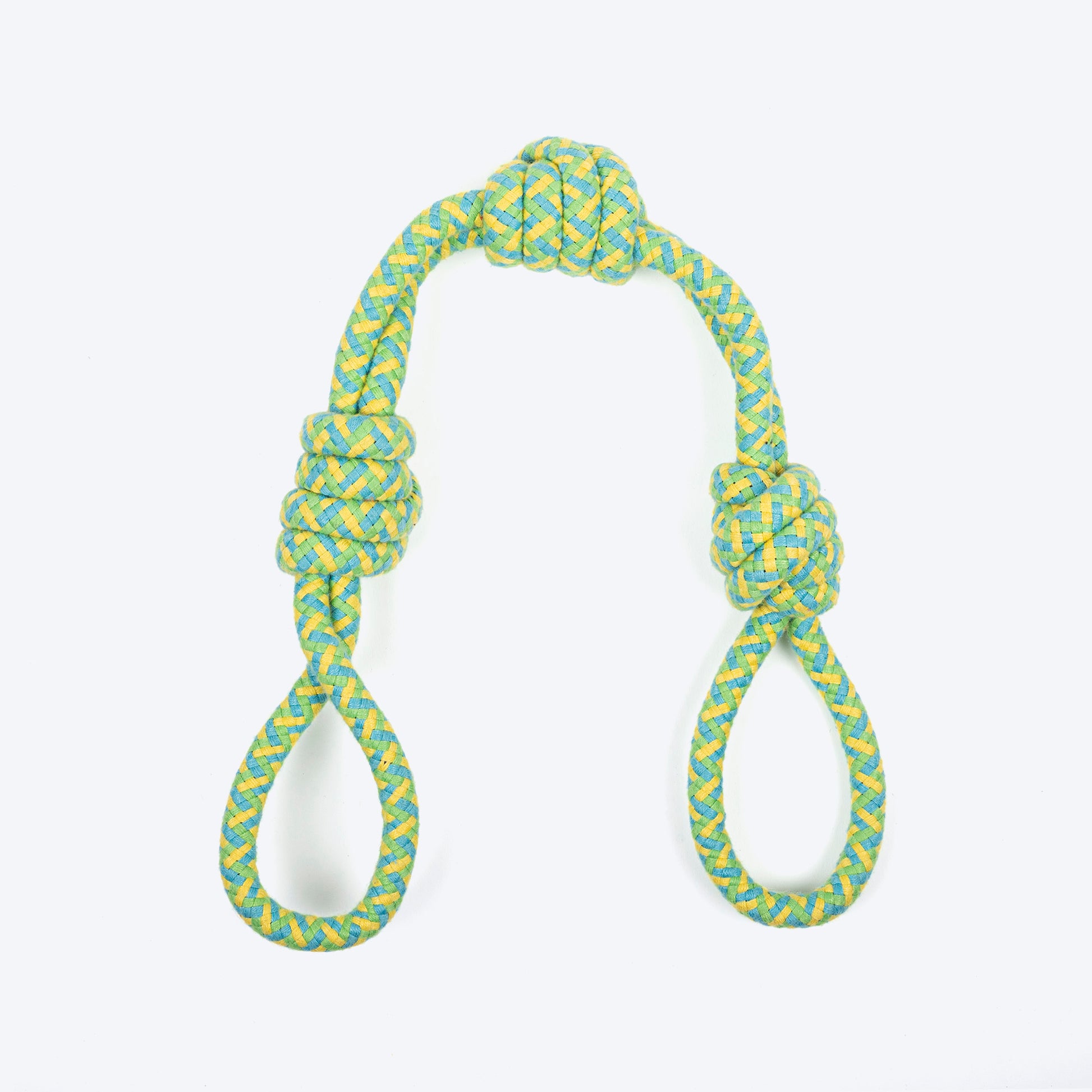 Dash Dog Tuff Tugger Rope Toy For Dog - Multicolor - Heads Up For Tails