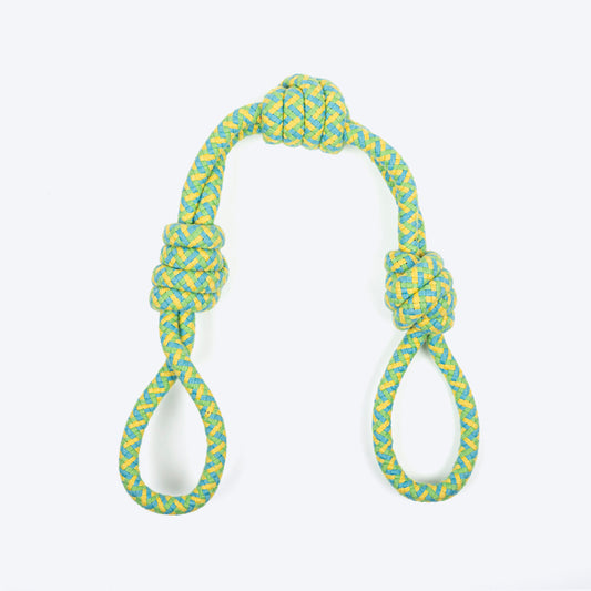 Dash Dog Tuff Tugger Rope Toy For Dog - Multicolor - Heads Up For Tails
