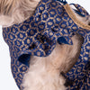 HUFT Customised Neel Mehfil Lehenga Dress For Dog & Cat - Navy Blue