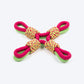 Dash Dog Super Looper Rope Toy For Dog - Multicolor - Heads Up For Tails