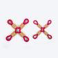 Dash Dog Super Looper Rope Toy For Dog - Multicolor - Heads Up For Tails