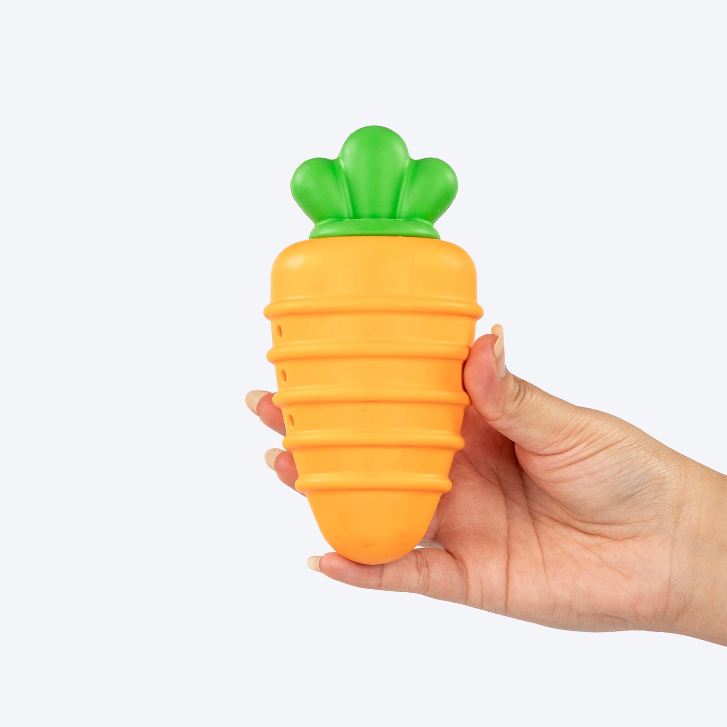 HUFT Chewtastic Fill-N-Fun Carrot Chew Toy For Dog - Orange & Green