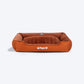 HUFT Personalised Furever Cosy Lounger Dog Bed - Dark Brown