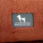 HUFT Personalised Furever Cosy Lounger Dog Bed - Dark Brown