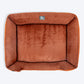 HUFT Personalised Furever Cosy Lounger Dog Bed - Dark Brown