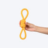 Dash Dog Tugster Rope Toy For Dog - Yellow & Orange - Heads Up For Tails