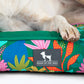 HUFT Rainbow Grove Lounger Dog Bed - Dark Green - Heads Up For Tails