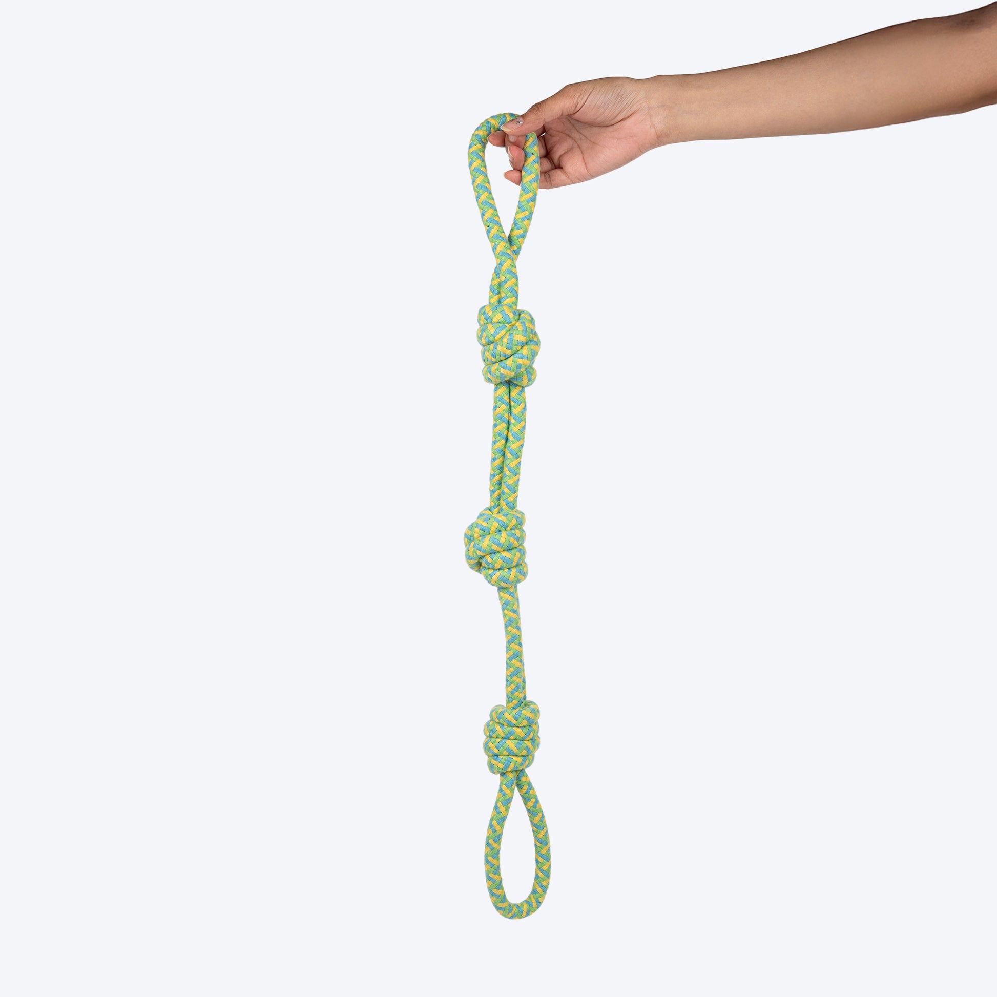 Dash Dog Tuff Tugger Rope Toy For Dog - Multicolor - Heads Up For Tails