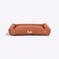 HUFT Personalised Sniff The Love Lounger Bed For Dog - Brown