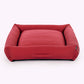 HUFT Personalised Sniff The Love Lounger Bed For Dog - Maroon