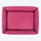 HUFT Personalised Sniff The Love Lounger Bed For Dog - Dark Magenta