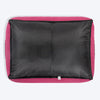 HUFT Personalised Sniff The Love Lounger Bed For Dog - Dark Magenta - Heads Up For Tails