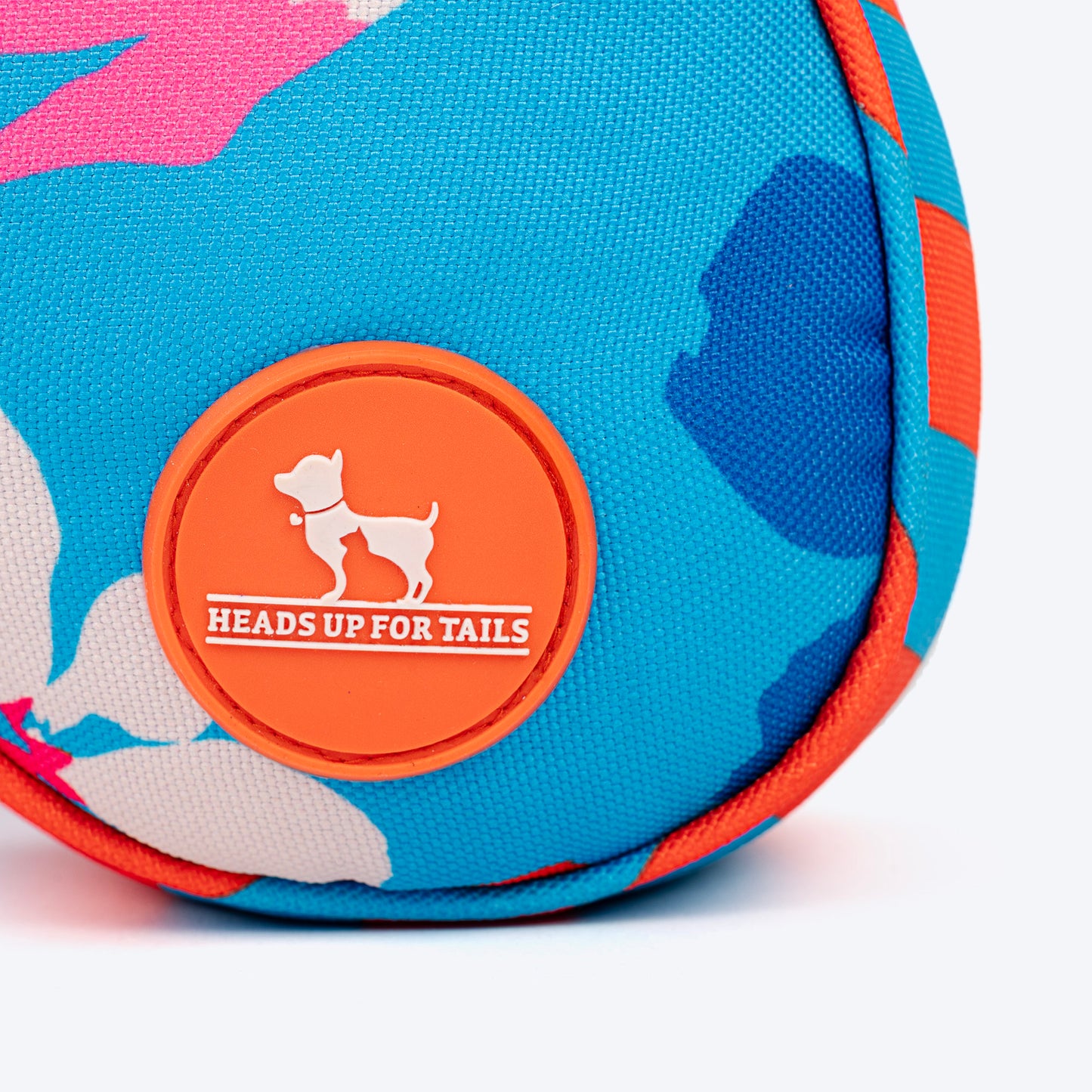 HUFT Summer Bloom Dog Bone Cushion - Blue - Heads Up For Tails