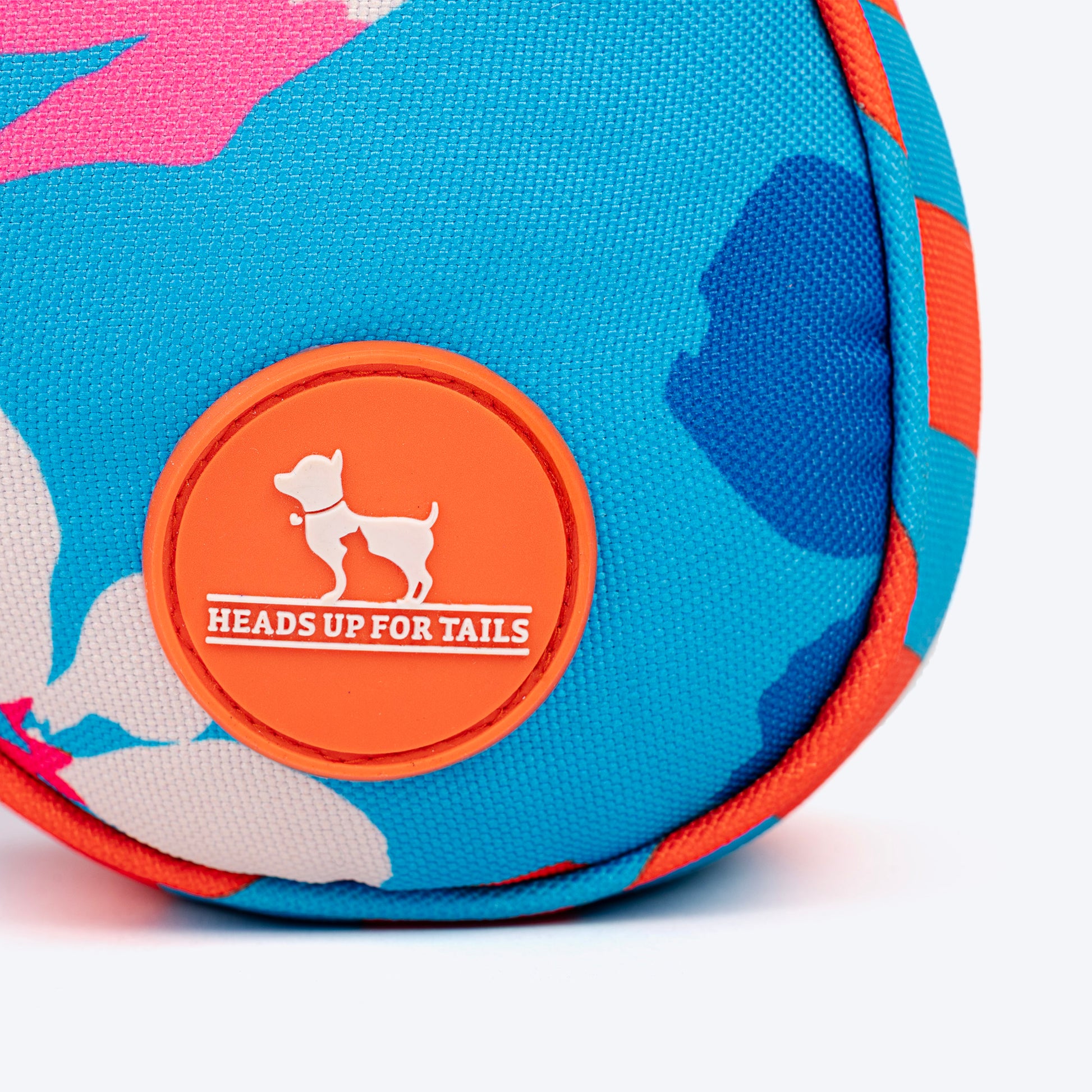 HUFT Summer Bloom Dog Bone Cushion - Blue - Heads Up For Tails
