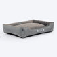 HUFT Personalised Furever Cosy Lounger Dog Bed - Dark Grey