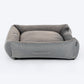 HUFT Personalised Furever Cosy Lounger Dog Bed - Dark Grey