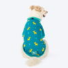 HUFT Snuggle Squad Printed T-Shirt For Dog - Teal - Heads Up For Tails