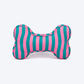 HUFT Pawsome Blossom Bone Cushion For Dog - Green & Pink - Heads Up For Tails