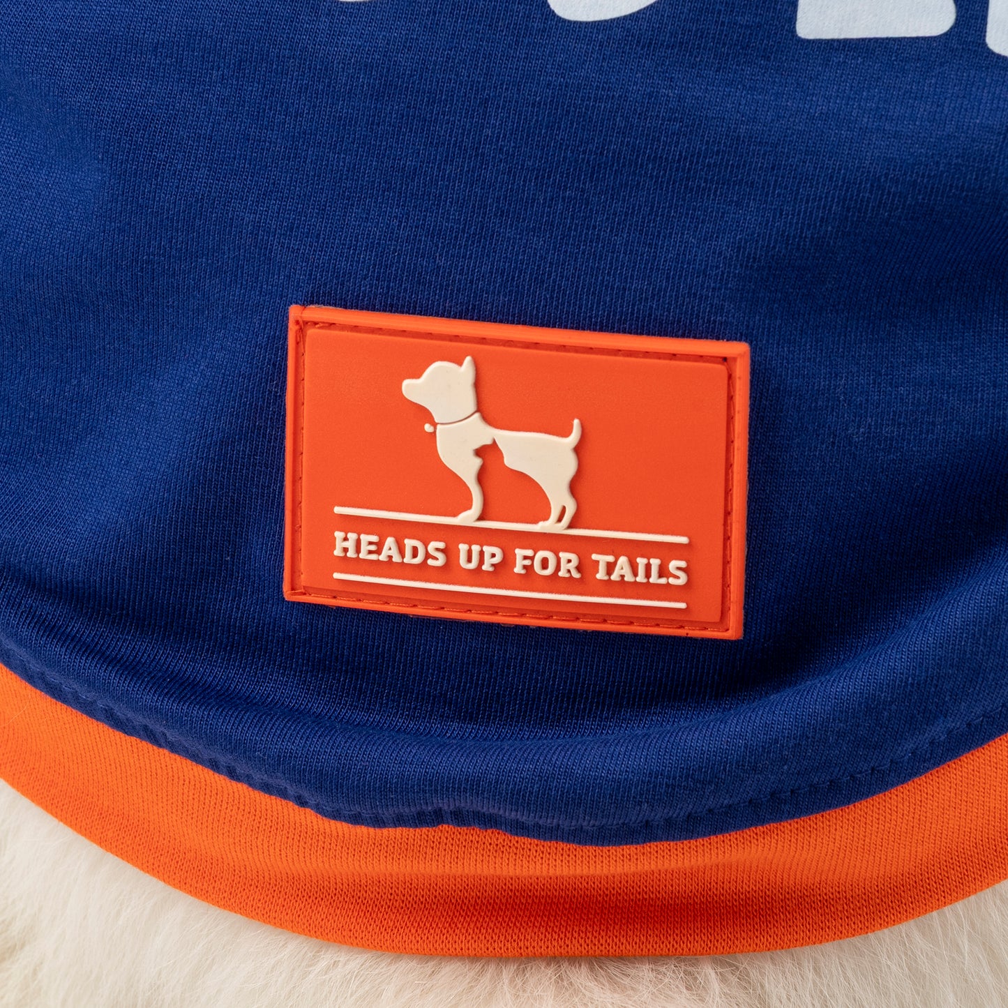 HUFT Born To Be Cuddled Printed T-Shirt For Dog - Navy Blue