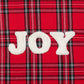 HUFT Personalised Tartan Plaid Snuggle Cushion Cover For Dog & Cat - Red